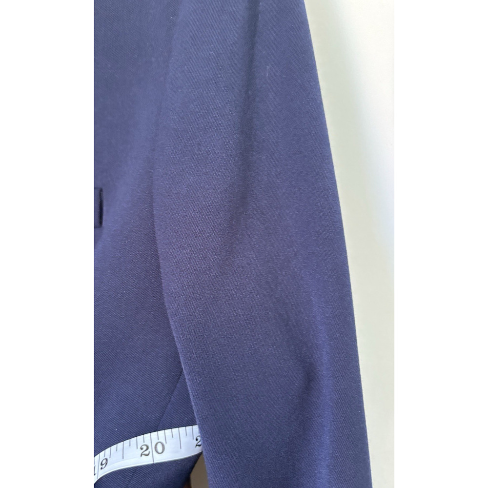 J. Crew Blazer Jacket XL Womens Navy Blue Two Buttons Career - Picture 6 of 14